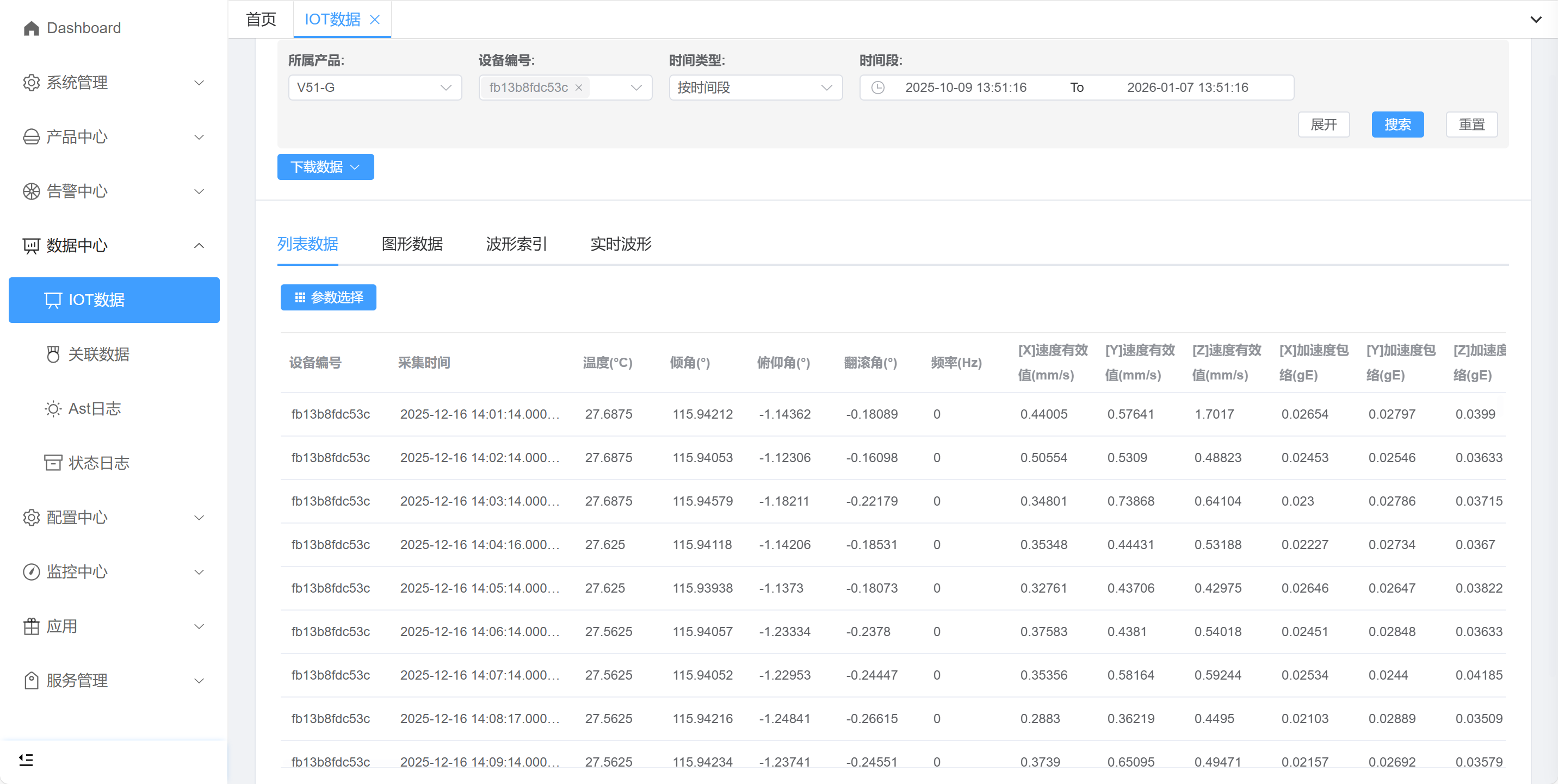 V51系列无线振动温度传感器