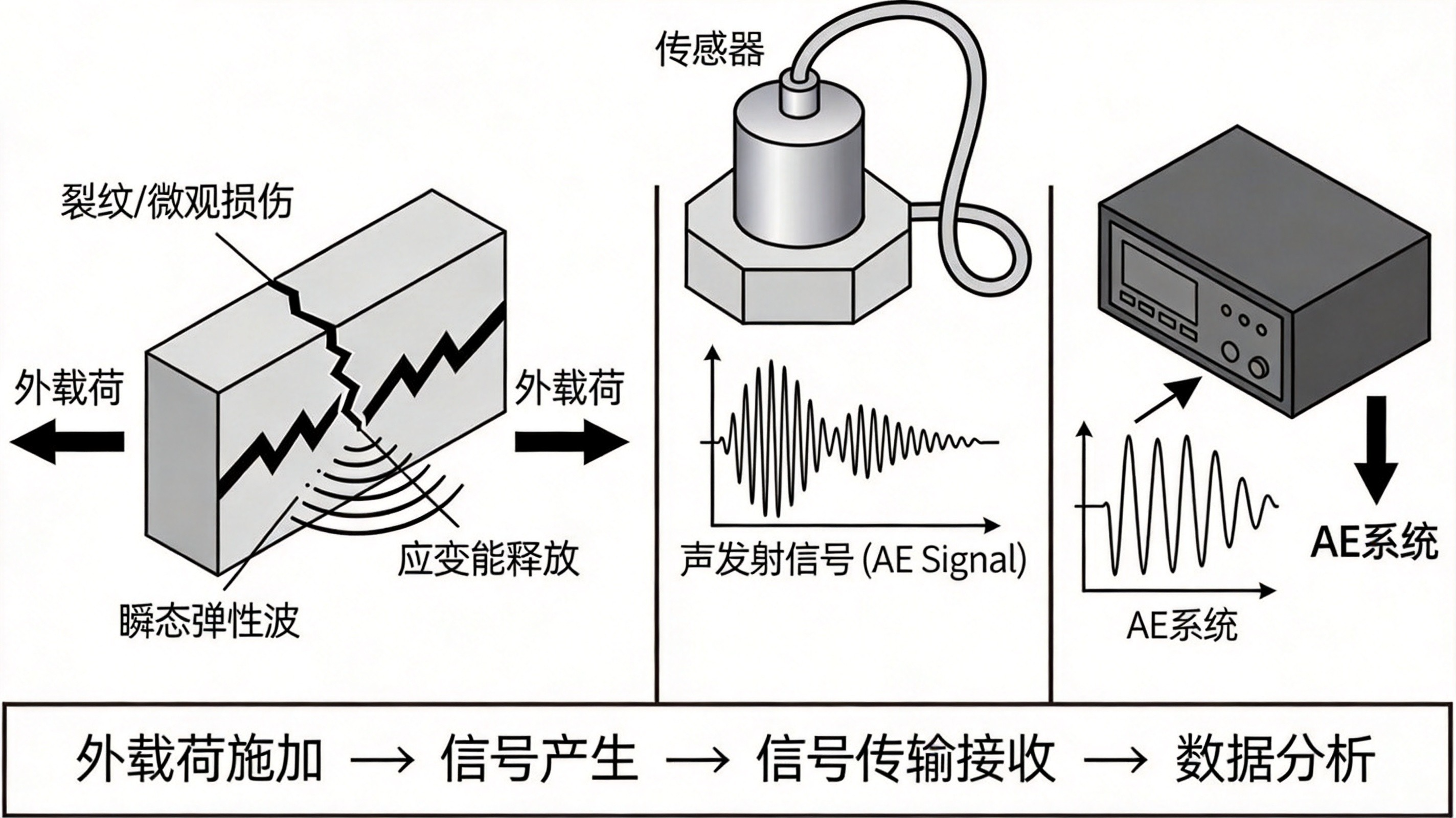 principle of acoustic emission signal