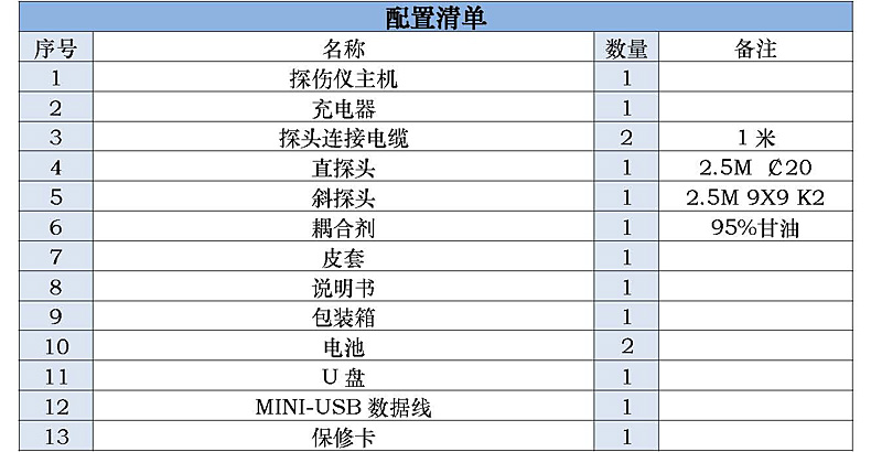 SUB200型超声波探伤仪